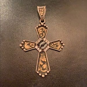 Hyo Silver Cross Pendant